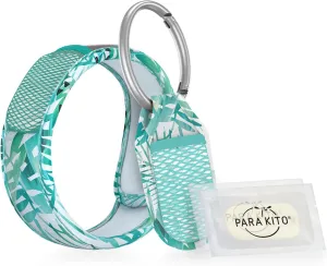 PARA'KITO Natural Mosquito Repellent Wristband & Clip Bundle - Mosquito Bracelets, DEET Free, Waterproof - Insect Protection for Outdoor, Hiking, Camping & Travel Accessories - Foliage
