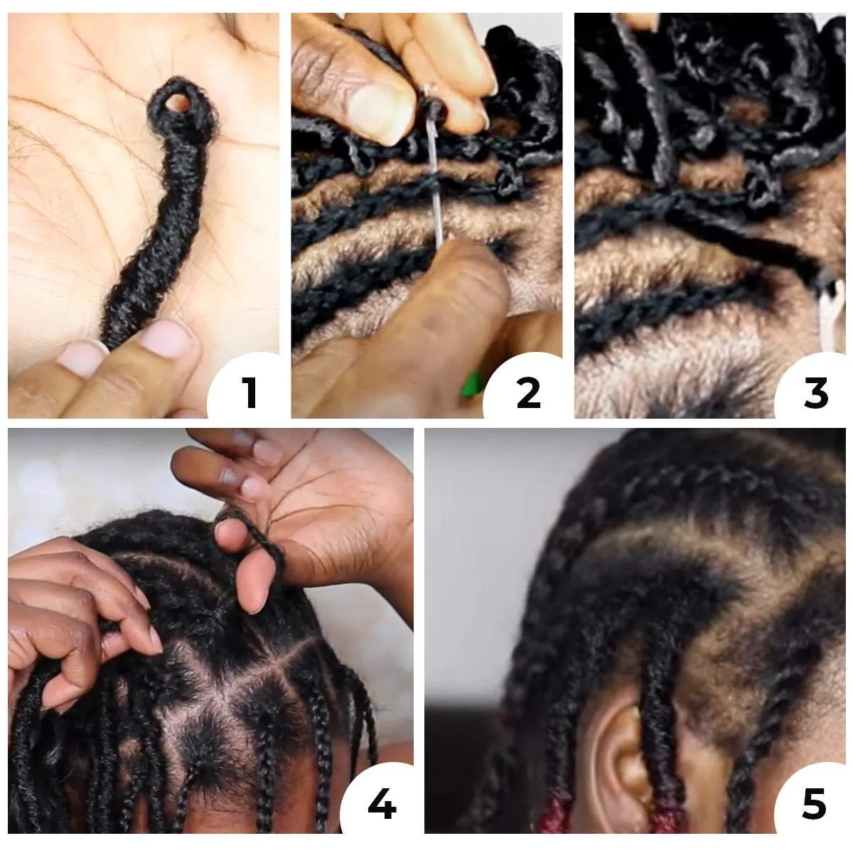 Passion Twist Hair-Pre-twisted Passion Twists,Pre-Looped Crochet Braids Made Of Bohemian Hair Synthetic Braiding Hair Extensions (6 Inch(Pack of 8), 4#)