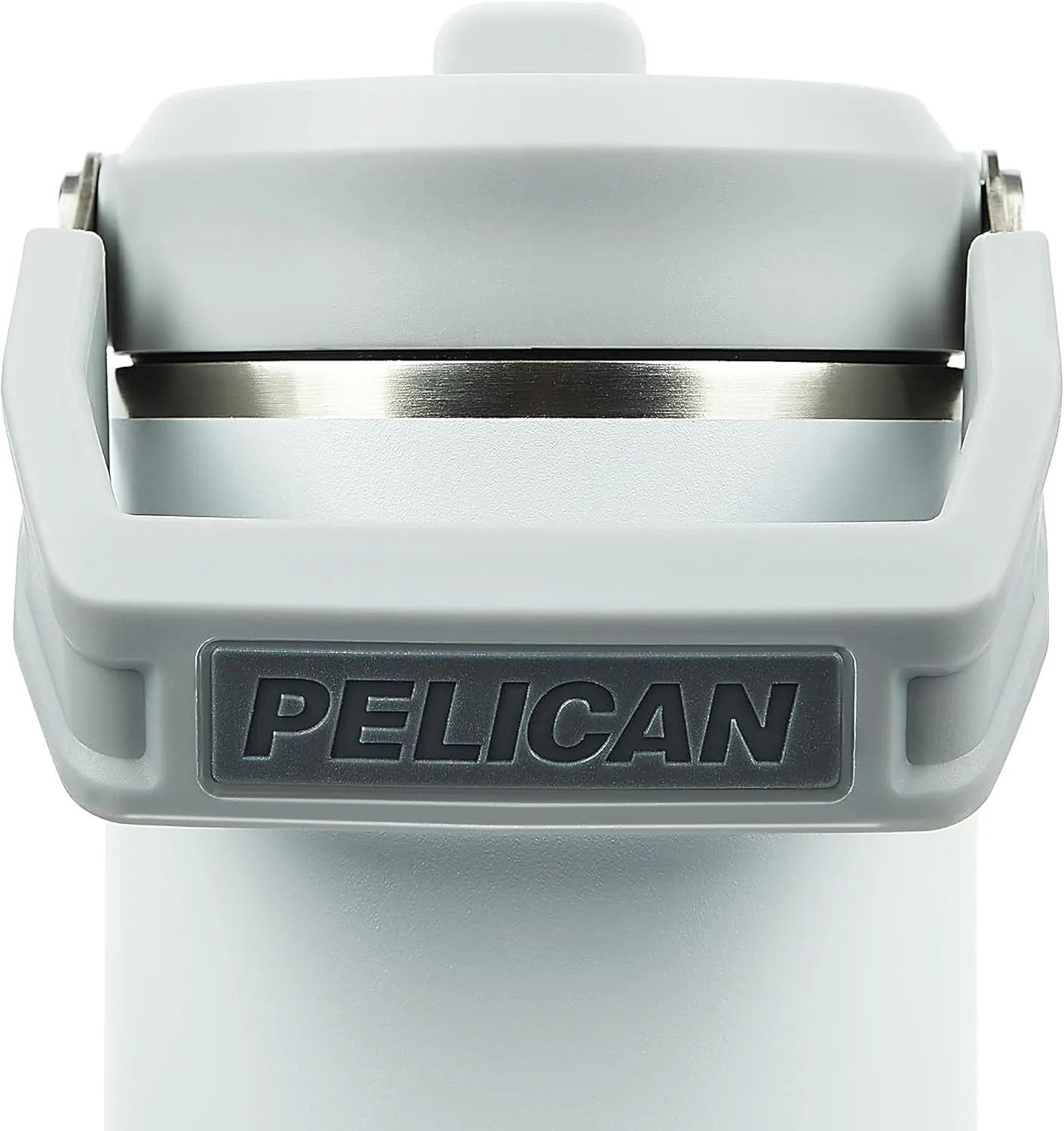 Pelican Hydration Pelican Pacific™ 26 oz Vacuum Insulated Tumbler - Recycled Stainless Steel Double Wall Travel with Dual Lid, Powder Coated Insulated Water Bottle For Cold Drinks, Bright White