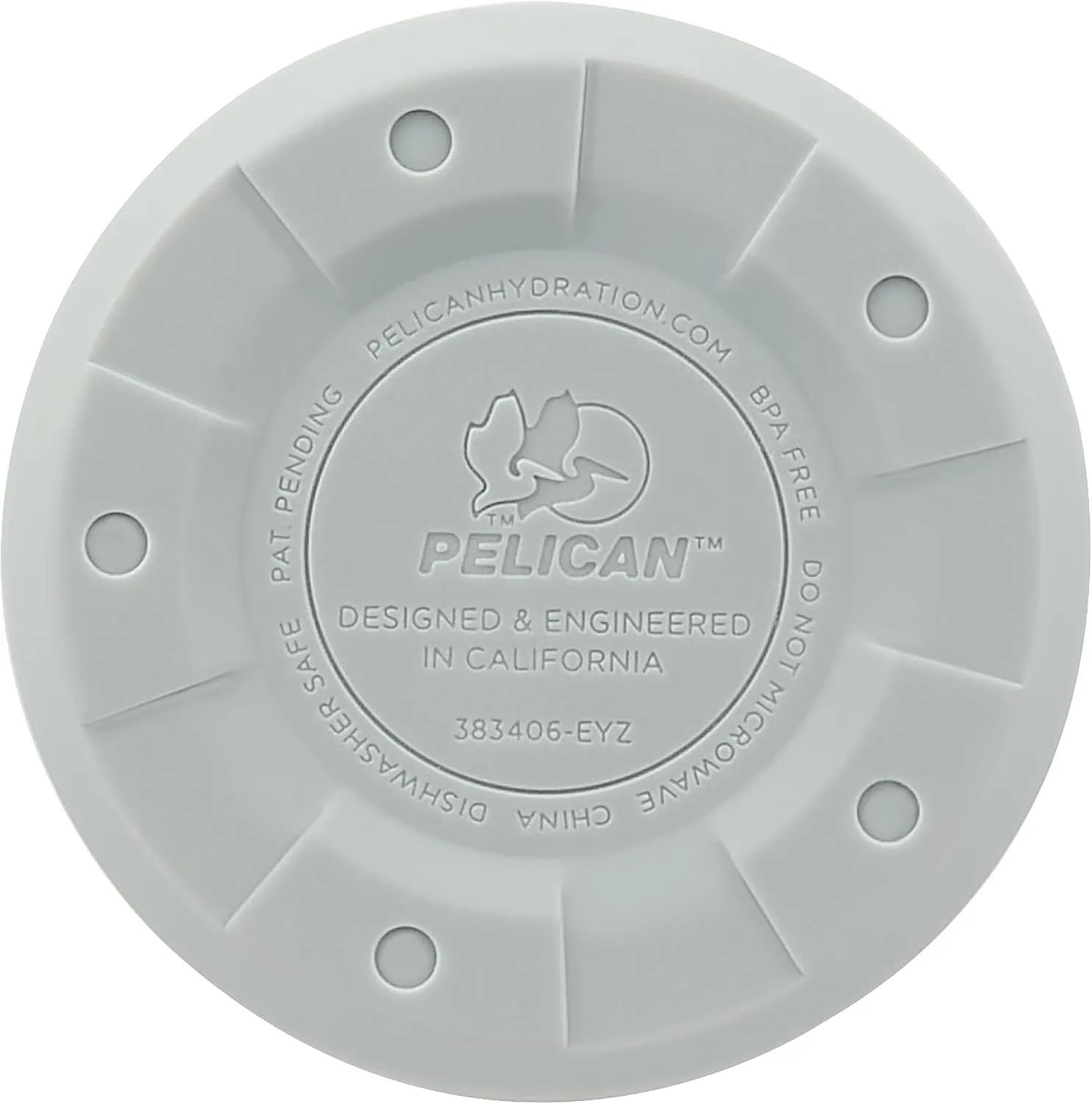 Pelican Hydration Pelican Pacific™ 26 oz Vacuum Insulated Tumbler - Recycled Stainless Steel Double Wall Travel with Dual Lid, Powder Coated Insulated Water Bottle For Cold Drinks, Bright White