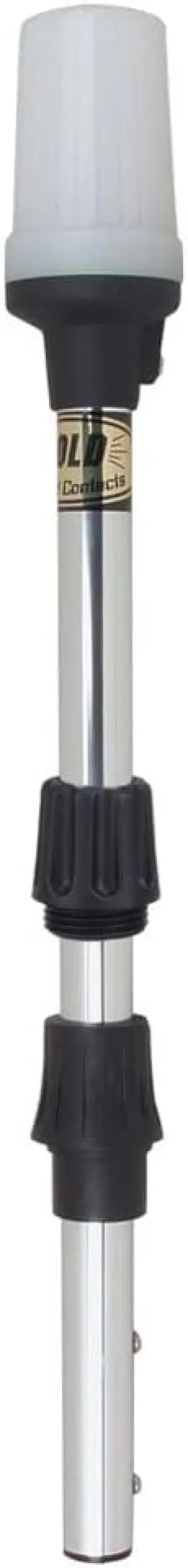 Perko 1400DP3CHR Alpha-Series Universal White All-Around Navigation Pole Light - 30" Height