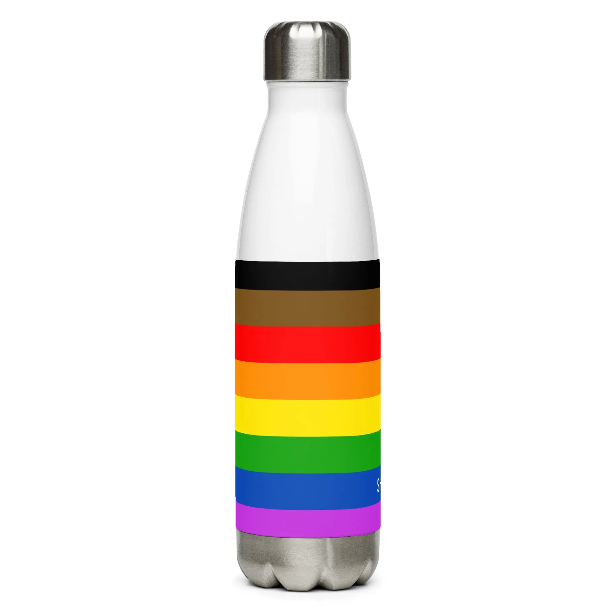Philadelphia Flag LGBTQ Stainless Steel Water 17oz Bottle