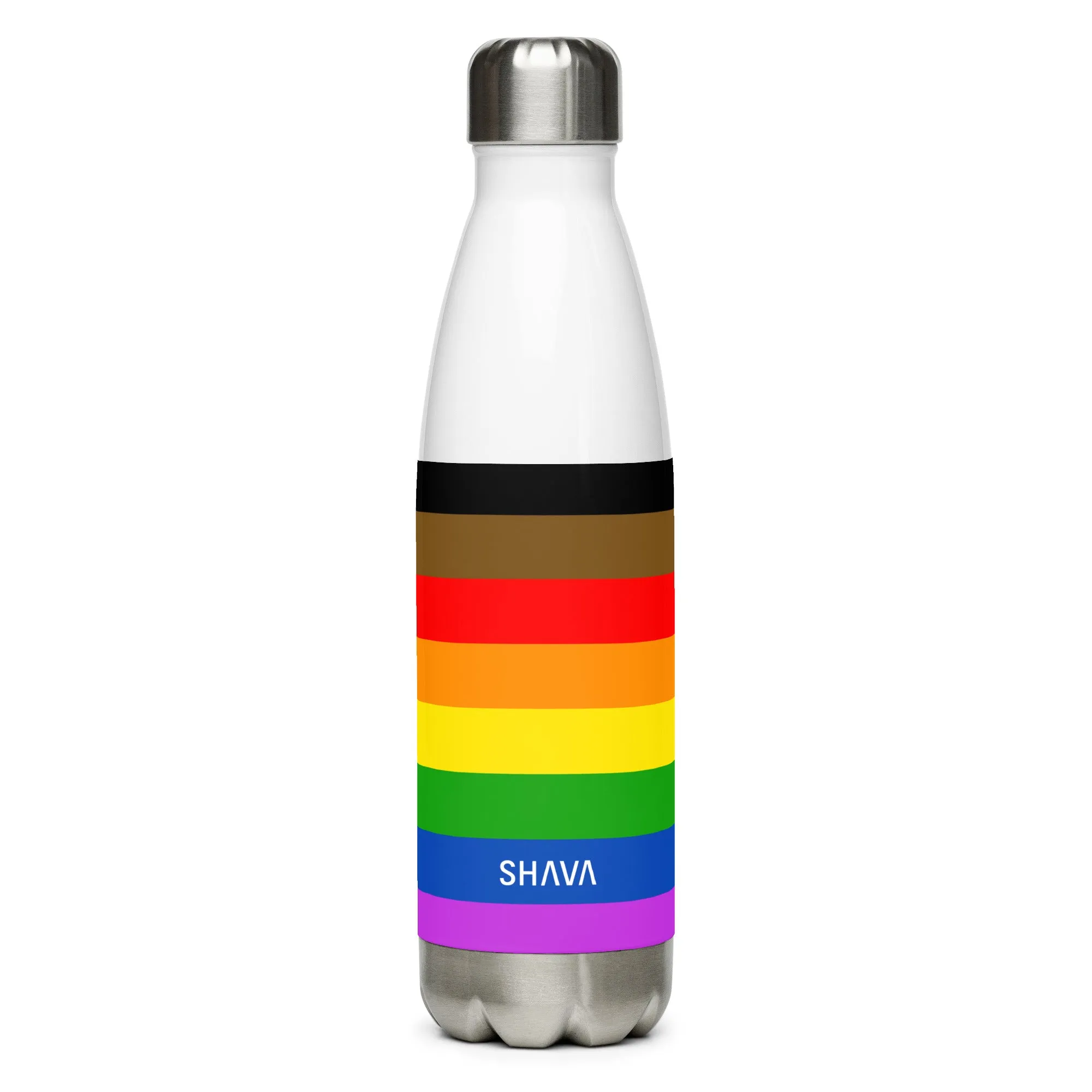 Philadelphia Flag LGBTQ Stainless Steel Water 17oz Bottle