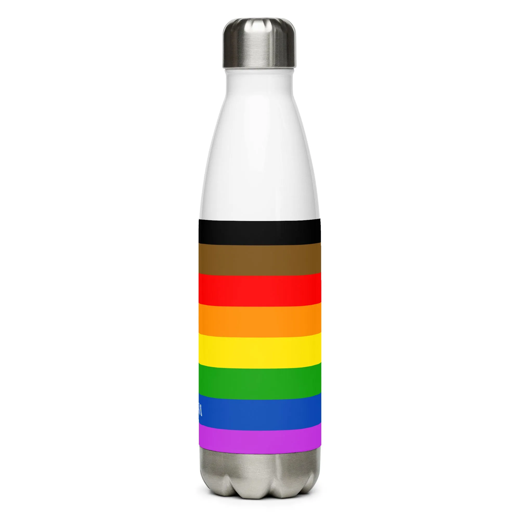 Philadelphia Flag LGBTQ Stainless Steel Water 17oz Bottle