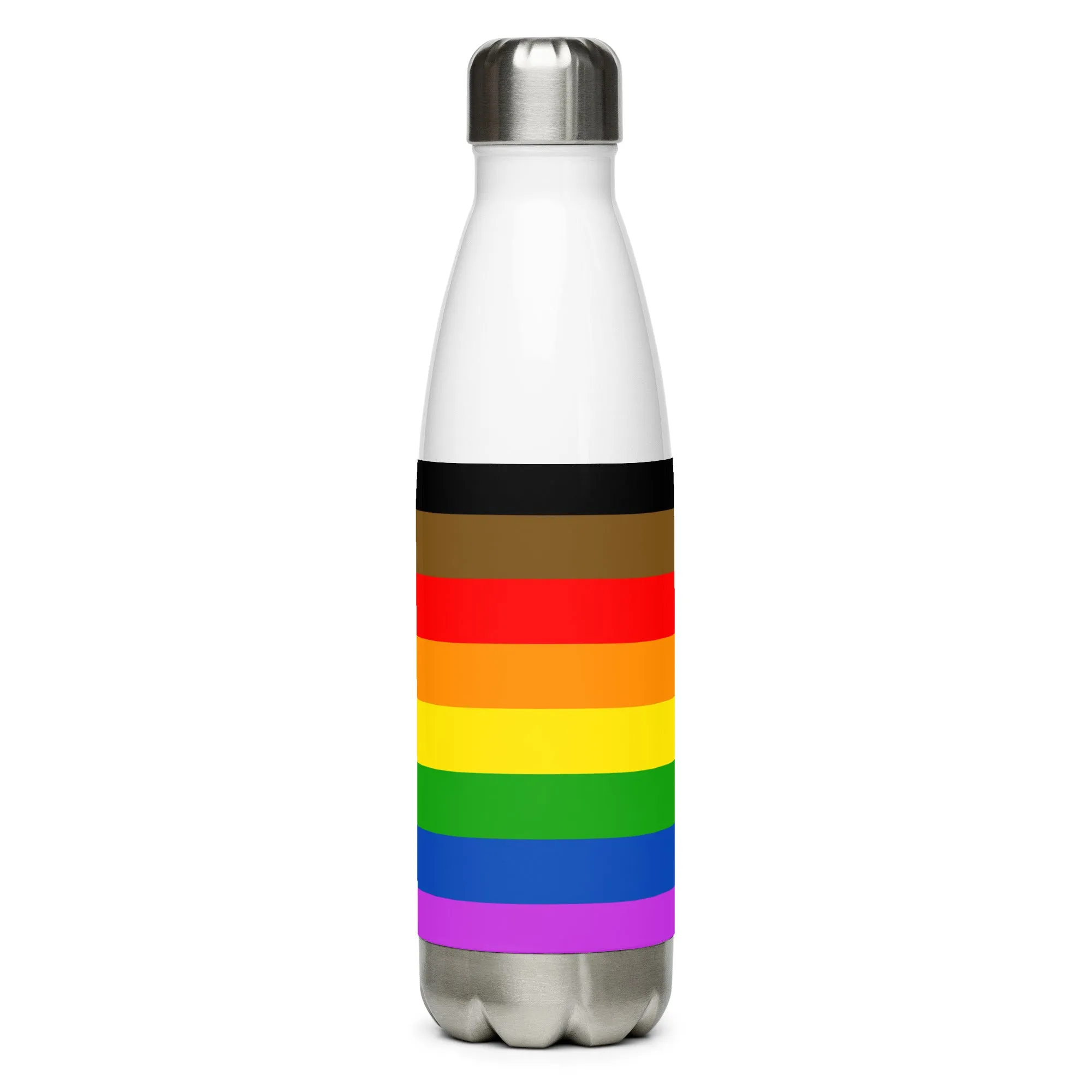 Philadelphia Flag LGBTQ Stainless Steel Water 17oz Bottle