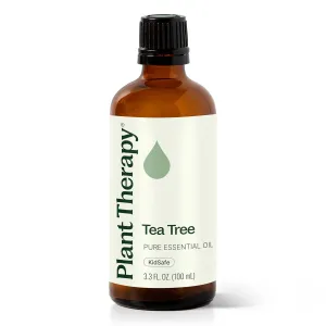 Plant Therapy Tea Tree Essential Oil 100% Pure, Undiluted, Natural Aromatherapy, Therapeutic Grade 100 mL (3.3 oz)