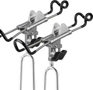 PLUSINNO Fishing Rod Holders - Upgraded 360 Degree Adjustable Fishing Pole Stand Equipment for Bank, Beach, Gift for Men