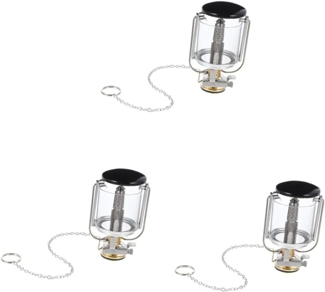 POPETPOP 3sets Gas Camping Lantern Portable Propane Outdoor Light for Tents for Camping Barbecues and Garden Decor Lightweight Design High Lumens Output