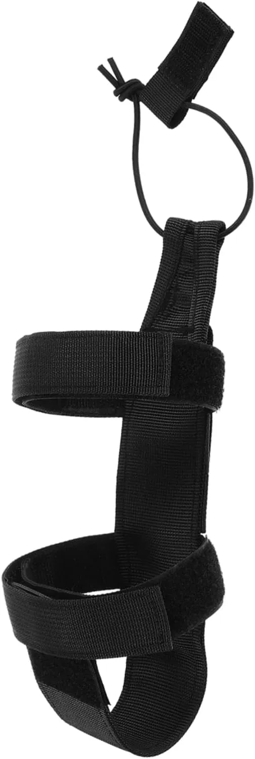POPETPOP Protective Cover Bottle Water Sleeve Pouch Outdoor Supplies Strap Camping Supplies Nylon Black
