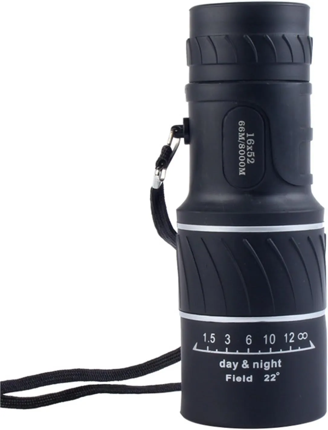 Portable Telescope 16X52 Professional Monocular Binoculars Night Hunting Optic Scope Big Vision Telescopio for Bird Watching, Hunting, and Traveling