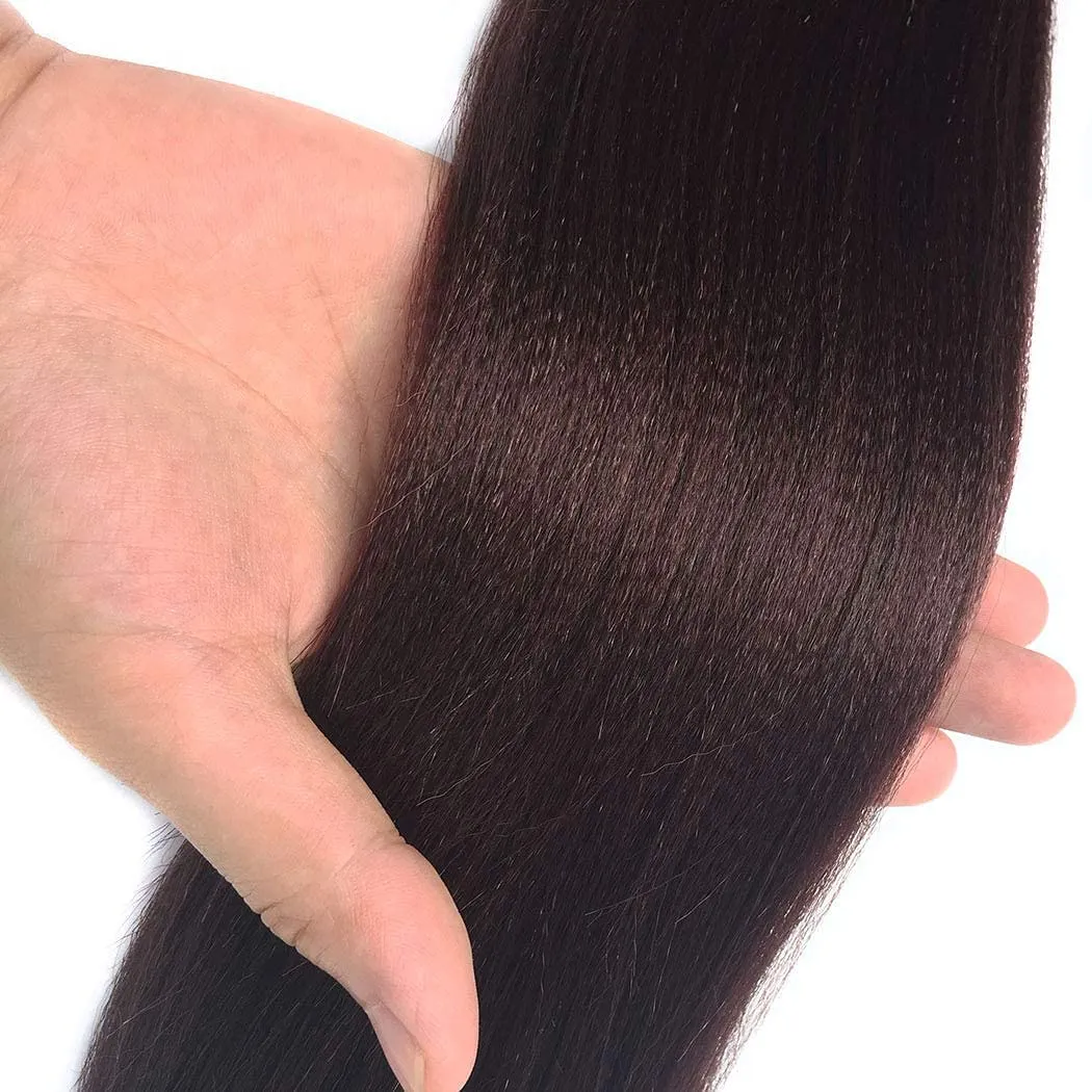 Pre Stretched Braiding Hair 8 Pack 22 Inch Hot Water Setting Professional Soft Yaki Texture Synthetic Hair Extensions (22 Inch, 99J)