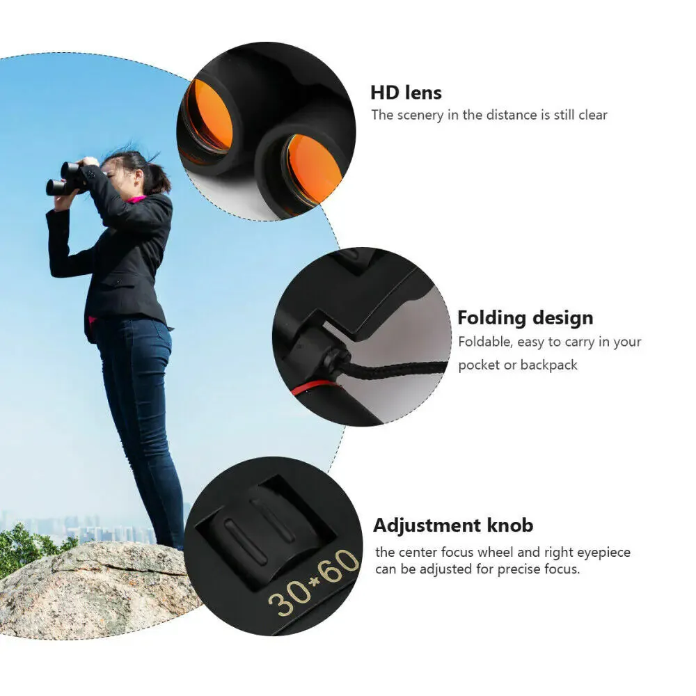 Premium 10x42 Waterproof Binoculars for Bird Watching, Hiking, and Outdoor Adventures