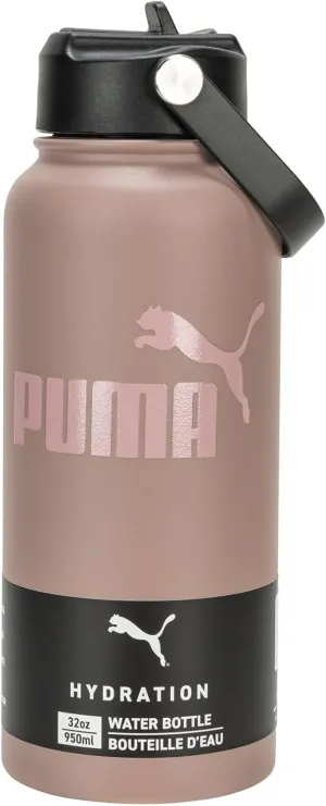 PUMA Evercat 32 oz Stainless Steel Water Bottle, Pink, One Size