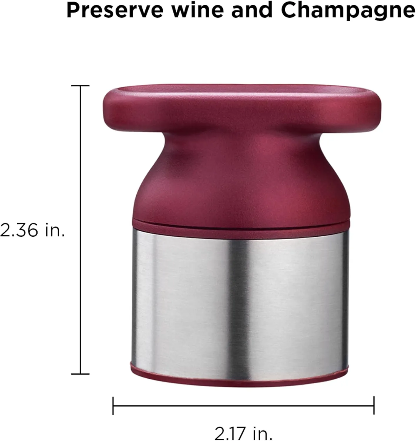 Rabbit Champagne and Wine Sealer, Champagne Preserver, Air-Tight Seal
