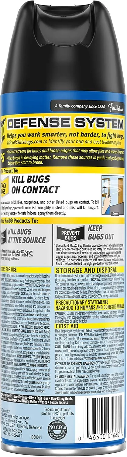 Raid Flying Insect Killer, 15 OZ (Pack - 12)