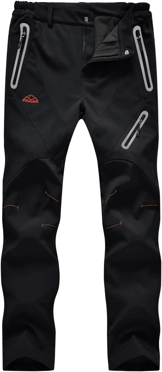 Rdruko Women's Snow Pants Waterproof Insulated Fleece Thermal Ski Hiking Snowboard Pants