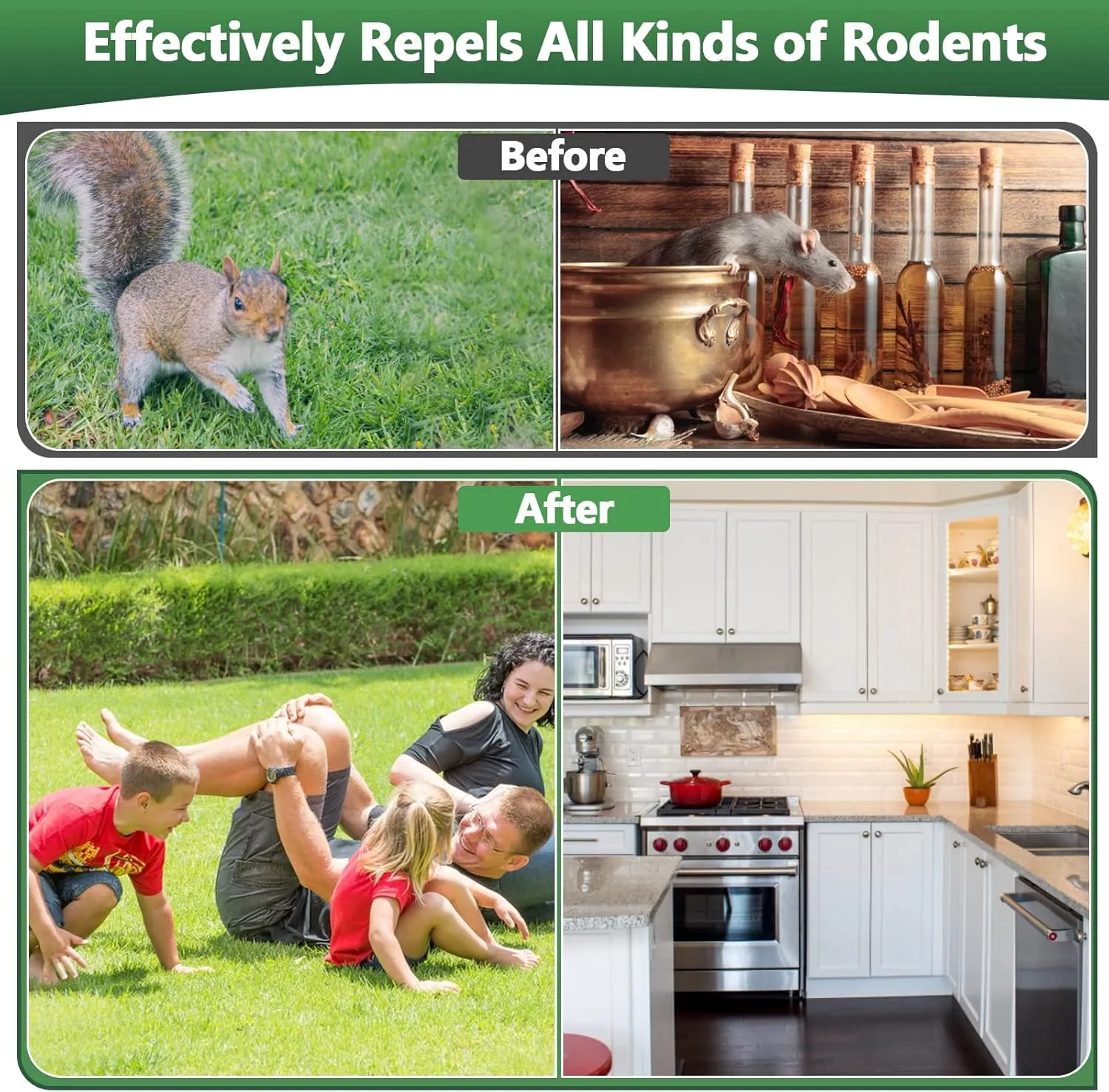 Rodent and Mice Indoor Repellent, Peppermint Oil Balls for Rodents, 10 Packs Squirrel Repellent for Rat, Mouse Deterrents for Indoor