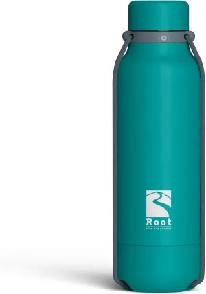 Root FTC Bottle Thermal Flask Stainless Steel Double Wall, Anti Drop Cap, Shockproof Bottom, Bungee Cords, 530 ml, 700 ml and 940 ml - Hot (20h) / Cold (24h)