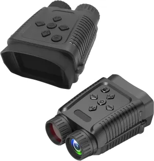 RSBFER HD Infrared Night Vision Goggles, 8X Zoom Binoculars 1080P Save Photo & Video for Camping and Hunting