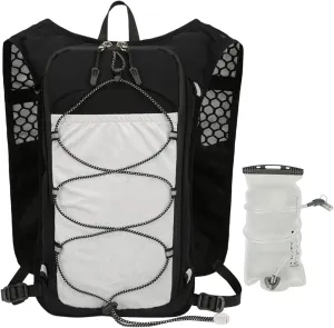Running Vest, Hydration Vest Backpack, Breathable Hydration Pack 40x22x8 Cm/15.75x8.66x3.15 Inches Adjustable & Comfortable Fit/Lightweight & Compact for Outdoor Workout Riding