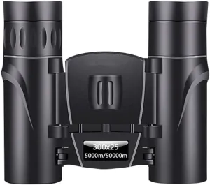s 300x25 HD Zoom Portable Powerful Binoculars Long Range Jumelles Folding Low Light Night Vision Monocular for Hunting