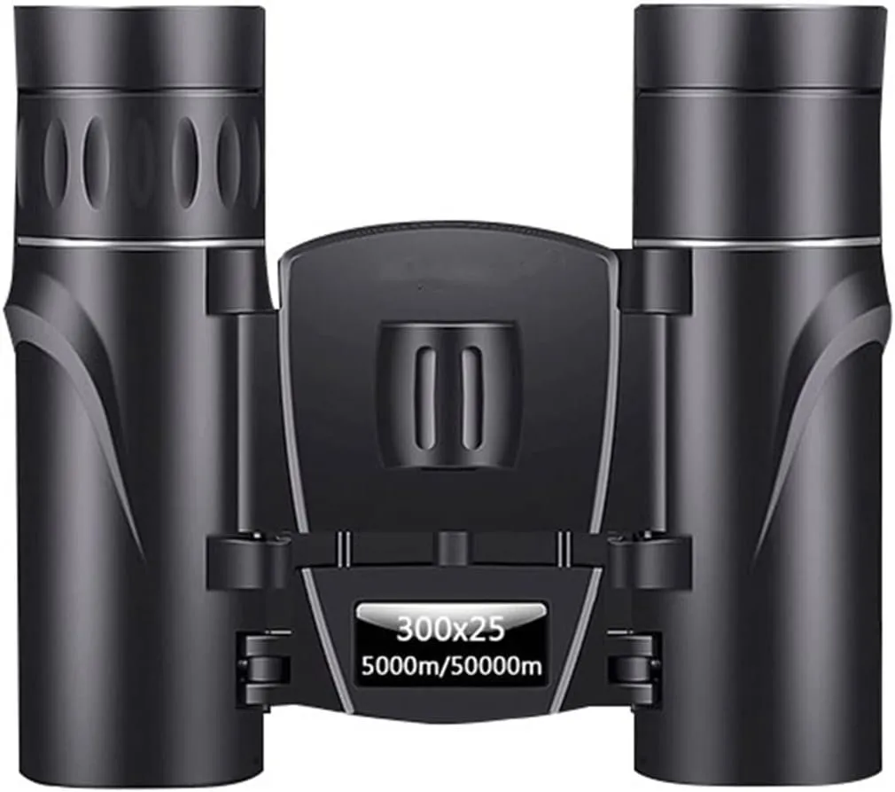 s 300x25 HD Zoom Portable Powerful Binoculars Long Range Jumelles Folding Low Light Night Vision Monocular for Hunting