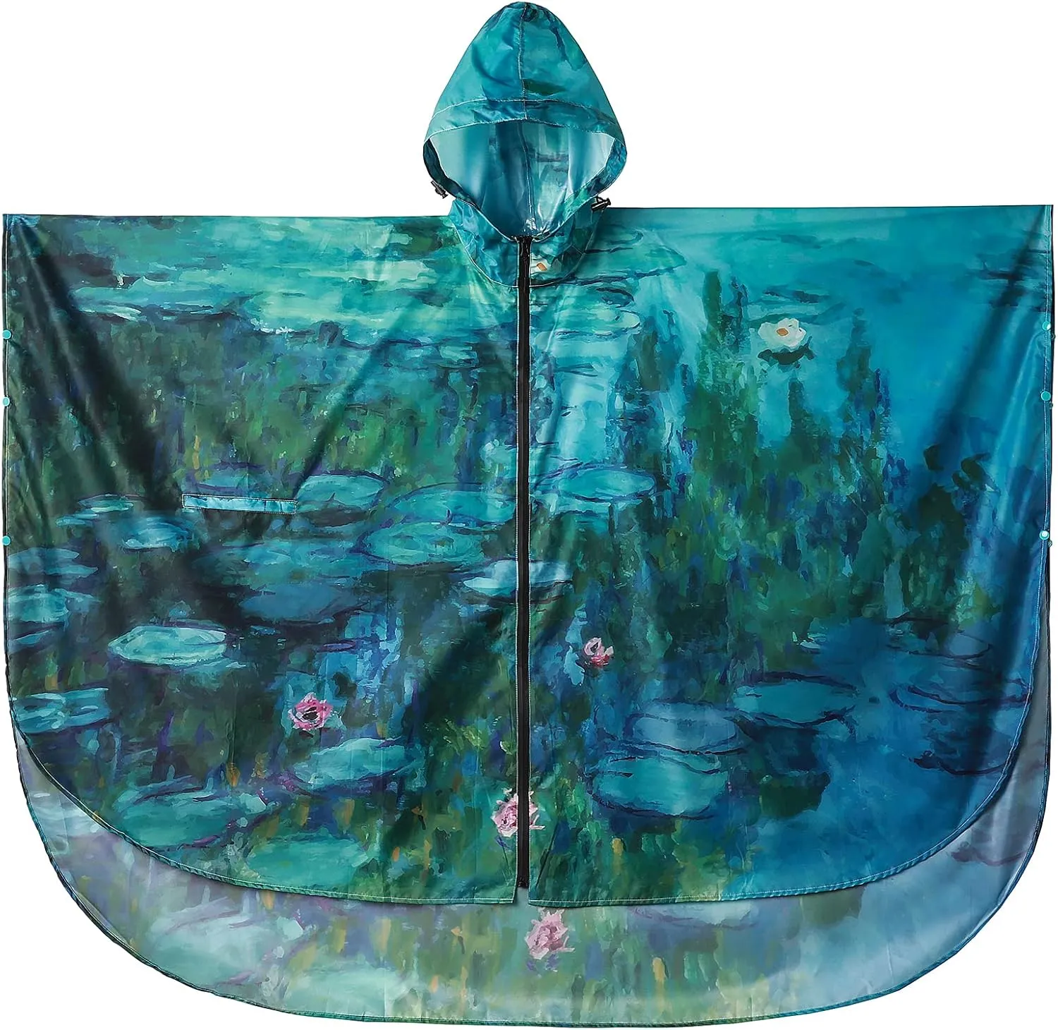 SaphiRose Unisex Rain Poncho Raincoat Hooded for Adults Women with Pockets