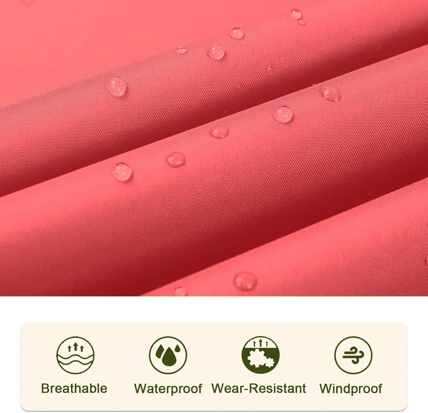 SaphiRose Unisex Rain Poncho Raincoat Hooded for Adults Women with Pockets