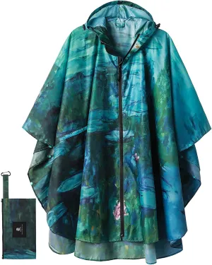 SaphiRose Unisex Rain Poncho Raincoat Hooded for Adults Women with Pockets