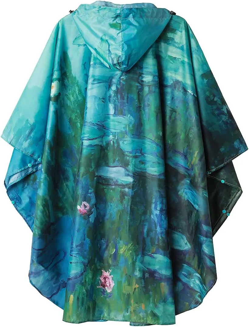 SaphiRose Unisex Rain Poncho Raincoat Hooded for Adults Women with Pockets