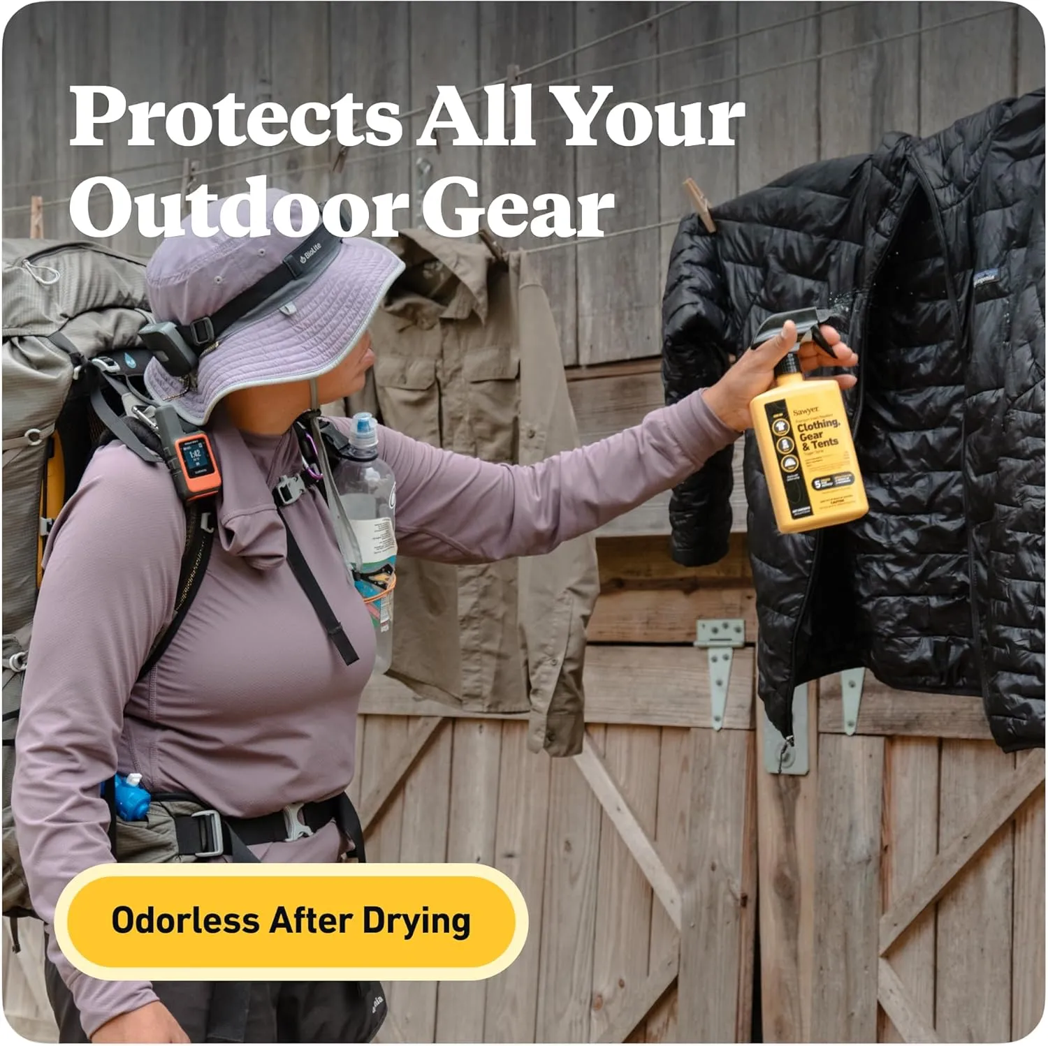Sawyer Products SP657 Premium Permethrin Insect Repellent for Clothing, Gear & Tents, Trigger Spray, 24-Ounce