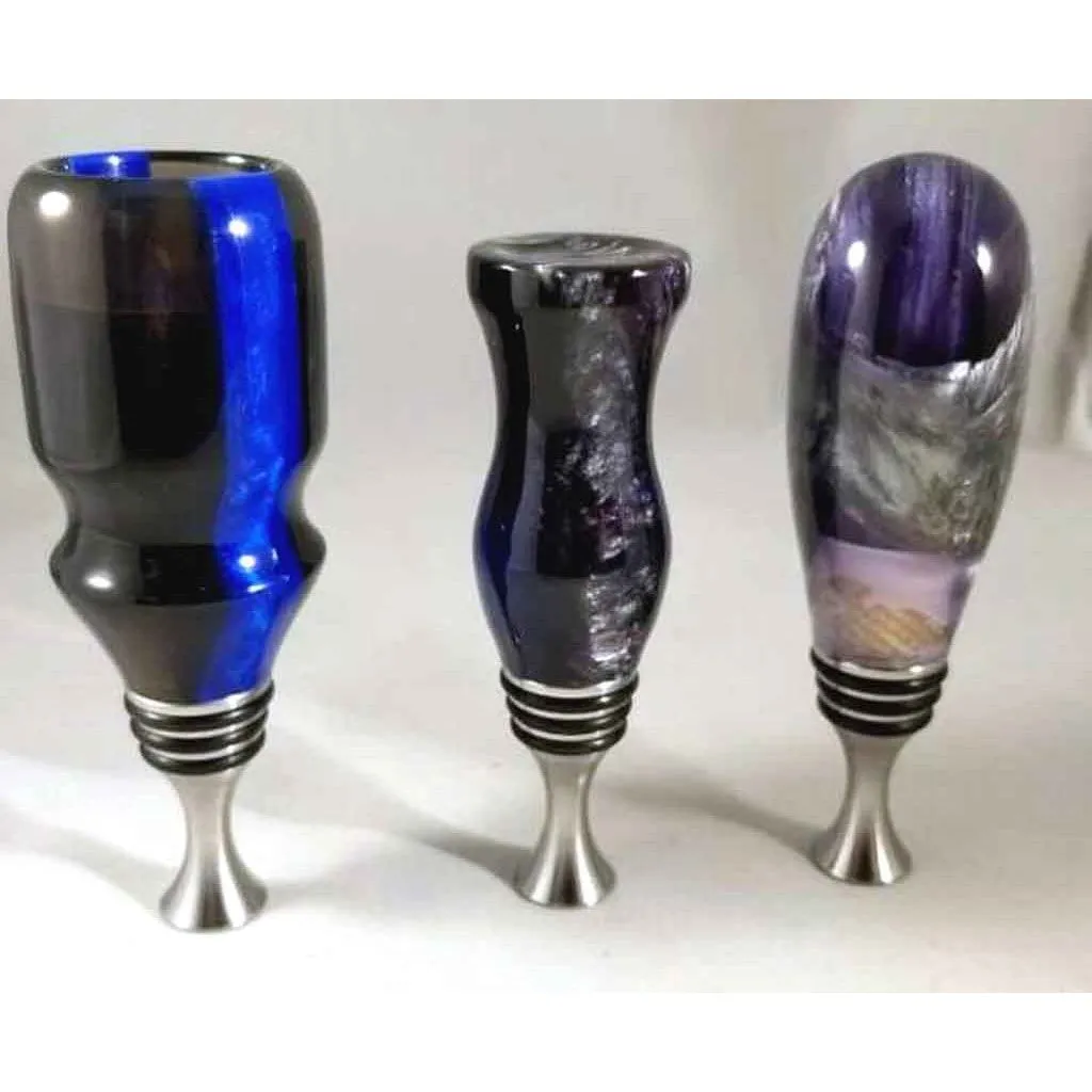 Self-Standing Stainless Steel Hourglass Bottle Stopper Kit - #501