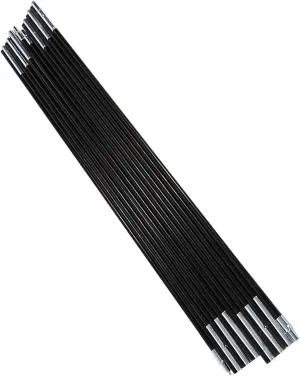 Septpenta Replacement Tent Poles, Double Tent Pole Frame kit, high Strength Elasticated Ropes, for Camping and Hiking Trips