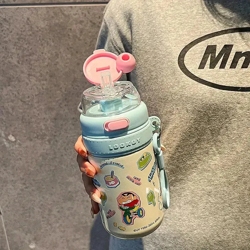 Shinchan Lookoy Insulated Bottle (480 ml)