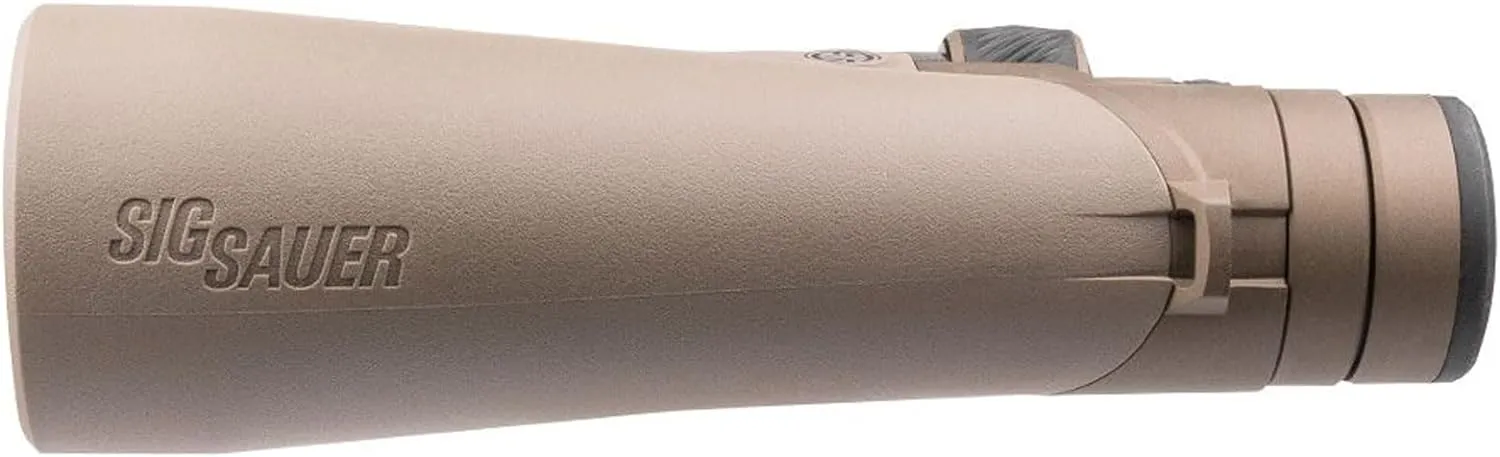 SIG SAUER ZULU10 HDX Waterproof Fogproof Durable Abbe-Koenig Prism Ergonomic Closed Bridge FDE Hunting Binoculars with Anti-Reflective Lenses - Molded EVA Carrying Case Included, 12x50