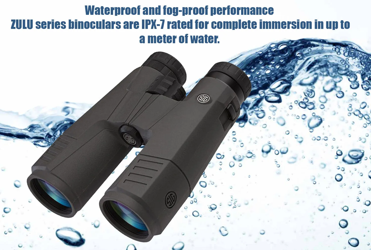 Sig Sauer Zulu9 15x56mm HDX Lens Binocular, Graphite w4u