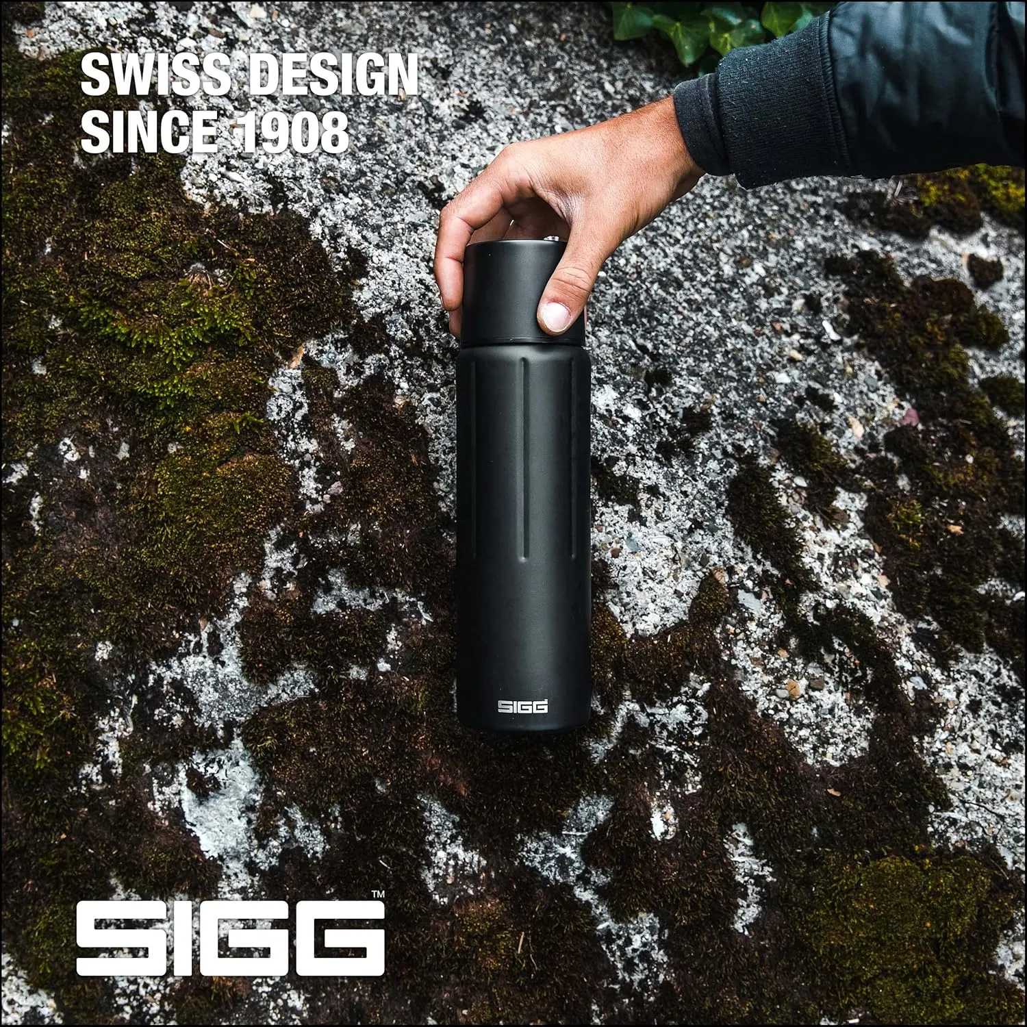 SIGG - Gemstone IBT - Stainless Steel - Double Wall Water Bottle - With Cup - Swiss Design Thermo Flask 17/25 / 34 Oz