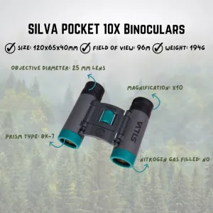 SILVA POCKET 10X Binoculars