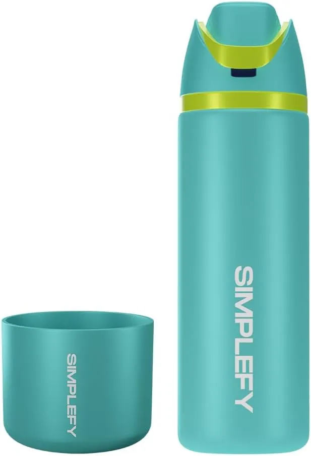 SIMPLEFY 32oz Insulated Stainless Steel Water Bottle with Straw and Locking Lid – BPA-Free, Leak-Proof, Double Wall Travel Tumbler for Sports, Gym, and Everyday Use