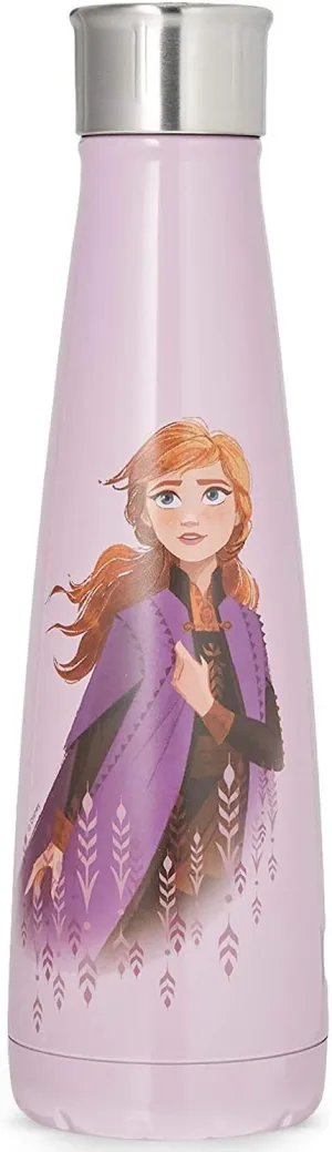 S'ip by S'well Stainless Steel Water Bottle - 15 Fl Oz - Bold Anna - Double-Layered Vacuum-Insulated Containers Keeps Drinks Cold for 24 Hours and Hot for 10 - BPA-Free Travel Water Bottle