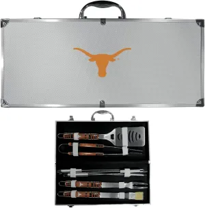 Siskiyou C8BQ22 Unisex NCAA Texas Longhorns 8 Piece Tailgater BBQ Set