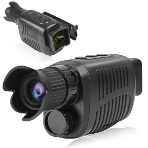 SKYXIU Digital Night Vision Monocular,Night Vision Monocular Goggles,1080p Full Photo & Video Night Vision Goggles Portable Infrared Night Vision for Hunting,Camping