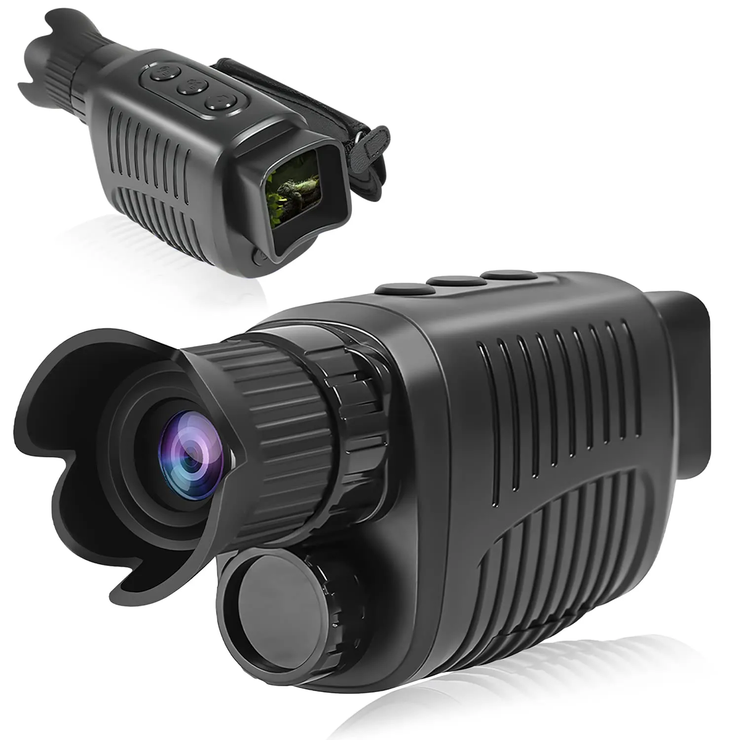 SKYXIU Digital Night Vision Monocular,Night Vision Monocular Goggles,1080p Full Photo & Video Night Vision Goggles Portable Infrared Night Vision for Hunting,Camping
