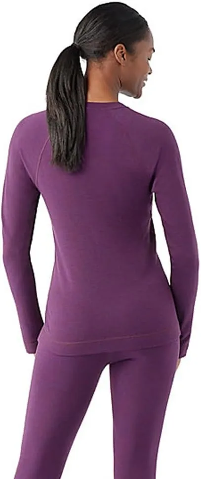 Smartwool Women's Classic Thermal Merino Base Layer Crew, Breathable Merino Wool Long Sleeve Thermal Shirt