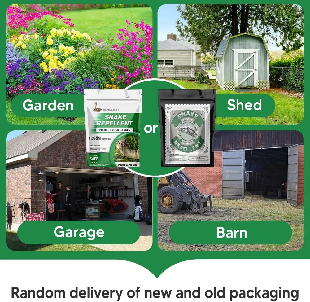Snake Repellent Outdoor, Snake Repellent for Yard Powerful, Snake Repellant Pet Safe, Keep Snakes Away, Snake Repellant Indoor, Snake Deterrent Outdoor-10P