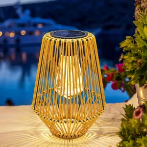 Solar Lantern,Outdoor Solar Lanterns Waterproof for Outside Hanging Woven Lantern Boho Lamp Lights Decoration for Garden,Yard,Patio,Porch,Trees,Lawn,Pathway,1 Pack