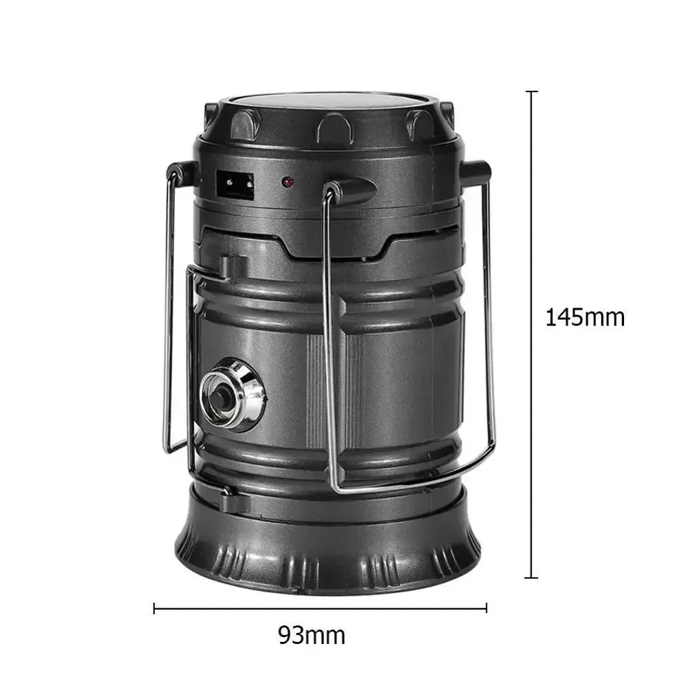 Solar LED Portable Lantern Torch Lamp Multi-function Outdoor Solar Waterproof Camping Emergency Tent Lamp for Outdoor Lighting