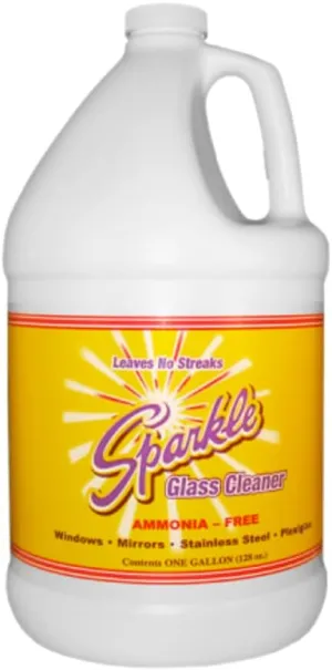 Sparkle Glass Cleaner, Original Purple, 1 Gallon Refill Bottle, 128 OZ