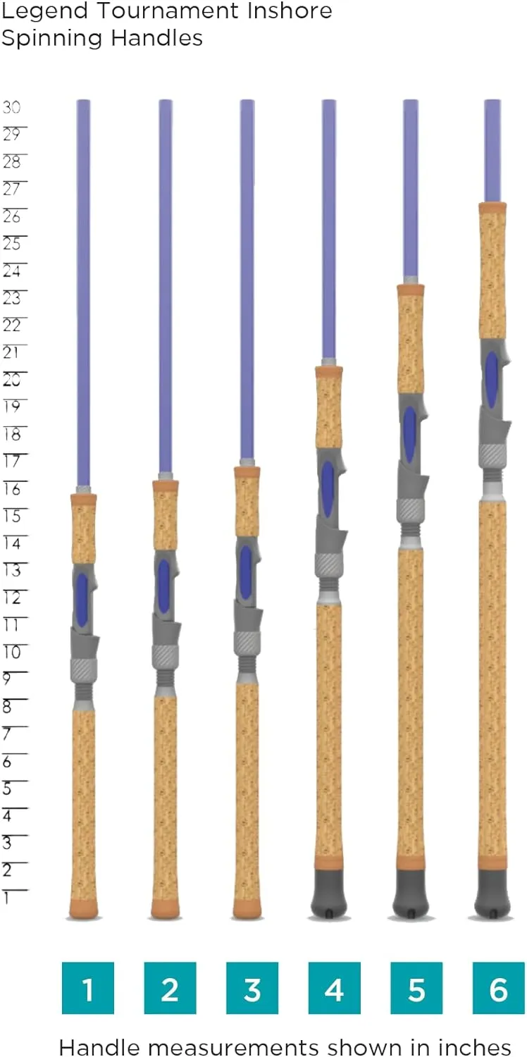 St. Croix Rods Legend Tournament Inshore Spinning Fishing Rod