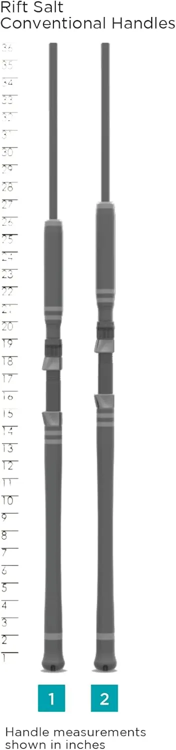 St. Croix Rods Rift Salt Casting Fishing Rod, Expertly Crafted, Premium Quality, High Performing Casting Rod